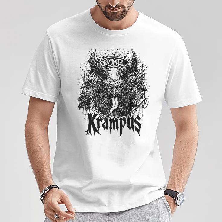 Kramperl Perchten Knecht Ruprecht Christmas Demon Krampus Gray T-Shirt Lustige Geschenke