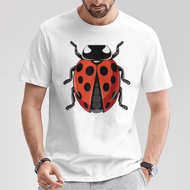 Ladybug Adult Children Ladybird Costume Red T-Shirt Lustige Geschenke