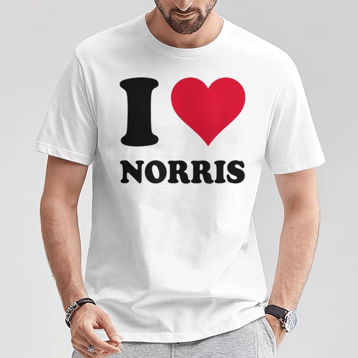 I Love Norris T-Shirt Lustige Geschenke