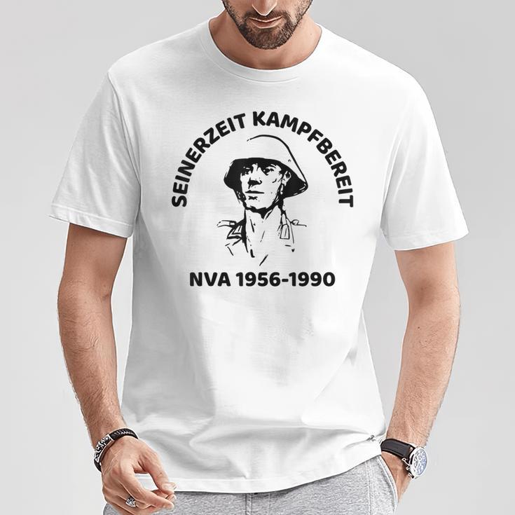 Nva Army Of The Gdr Seinerzeit Combat Ready T-Shirt Lustige Geschenke