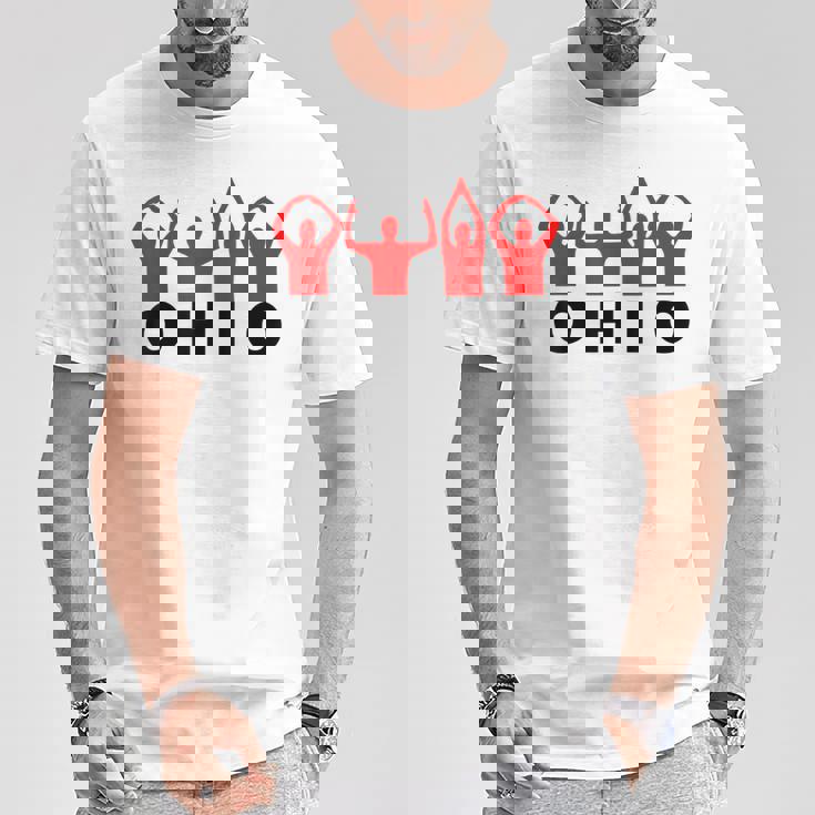 OHIO Casual Graphical Dress Daily Wear Carnival Party T-Shirt Unique Gifts