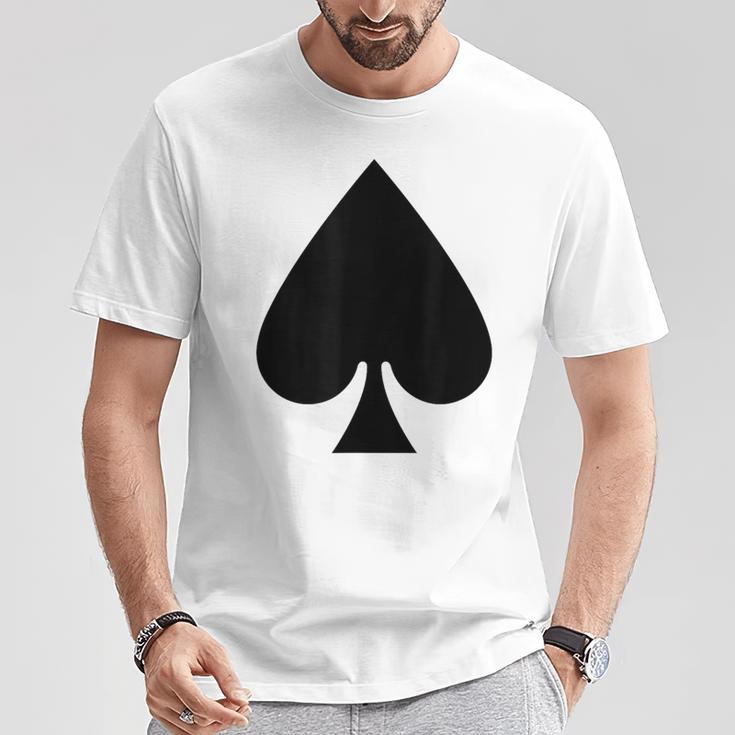 Pad Ass Card Game Playing Card Costume Fancy Dress Party Gray S T-Shirt Lustige Geschenke