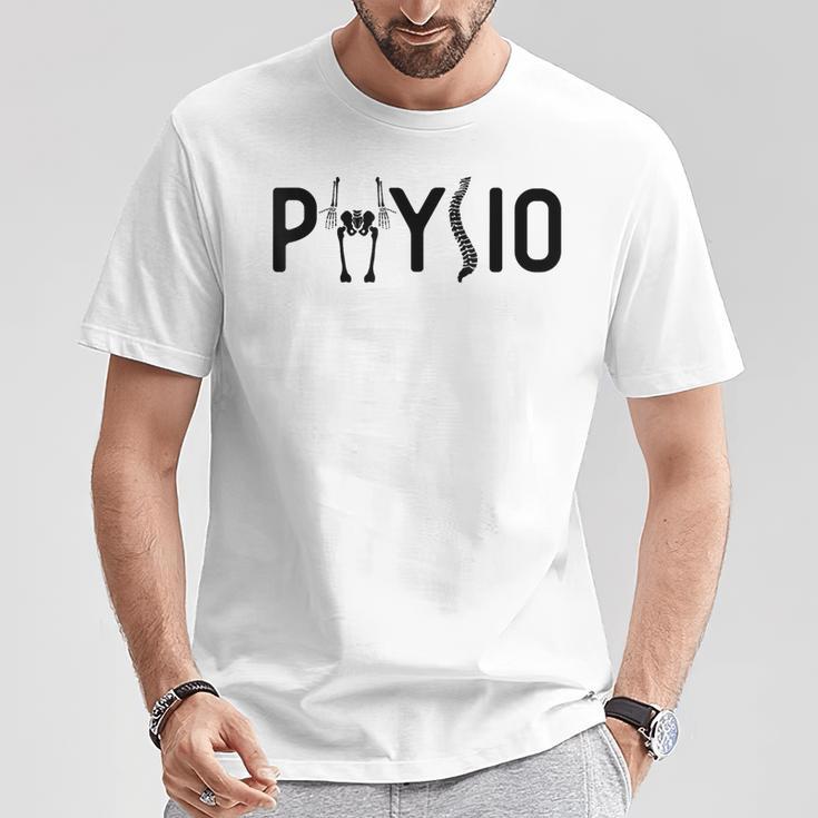 Physiotherapy Physiotherapy Physiotherapy Physio S T-Shirt Lustige Geschenke