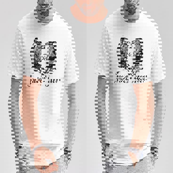 Regalo Best Friend Forever Matching Bff Para 2 Infinity Bestie Cuello Camiseta unisex Regalos divertidos