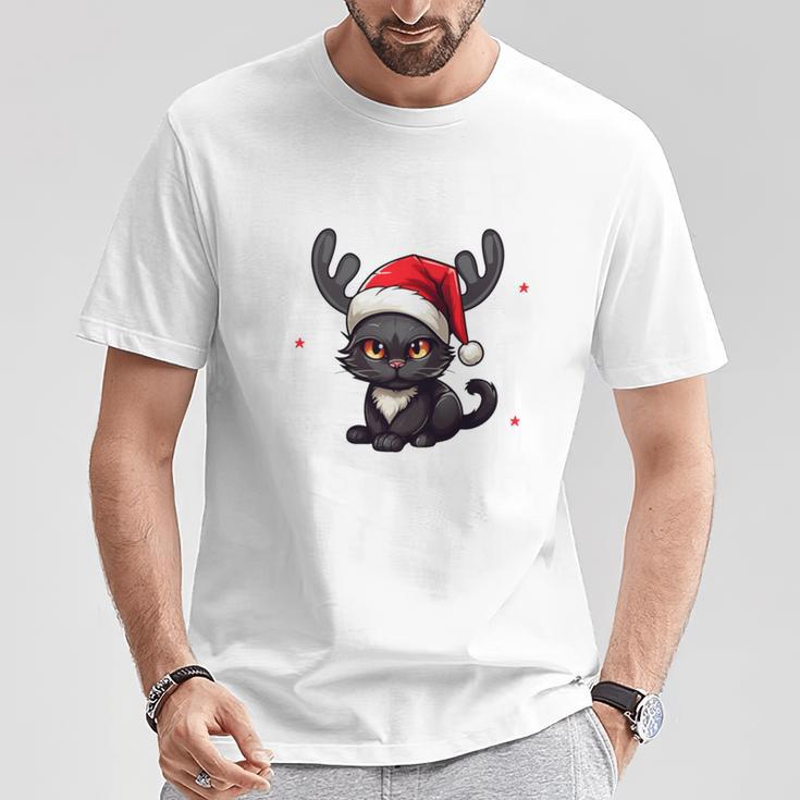 Reindeer Was Out Sold Out Cats Christmas T-Shirt Lustige Geschenke