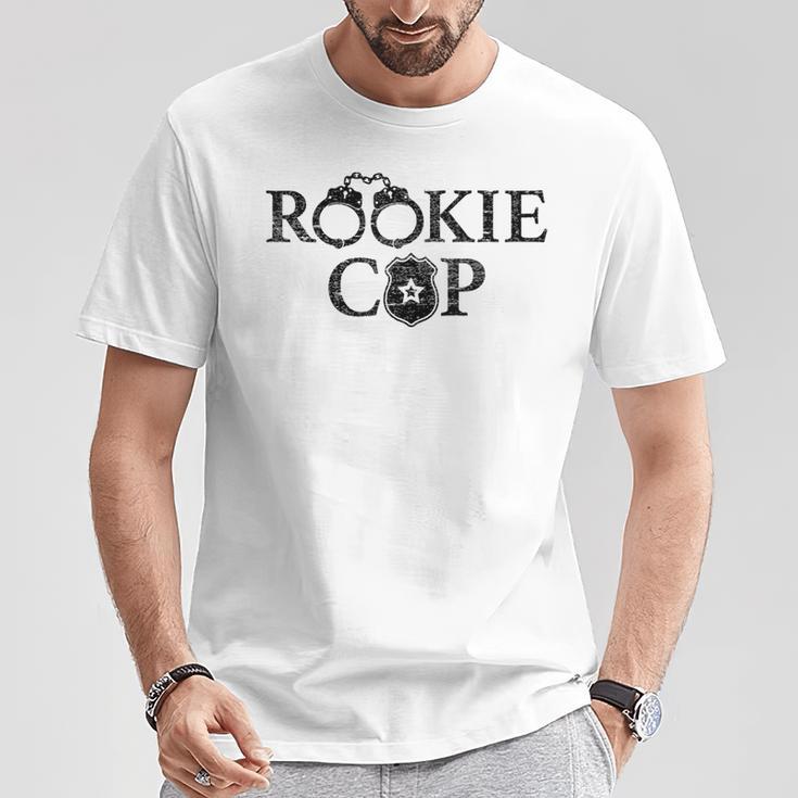 Rookie Novelty Rookie Cop Police Gray T-Shirt Lustige Geschenke