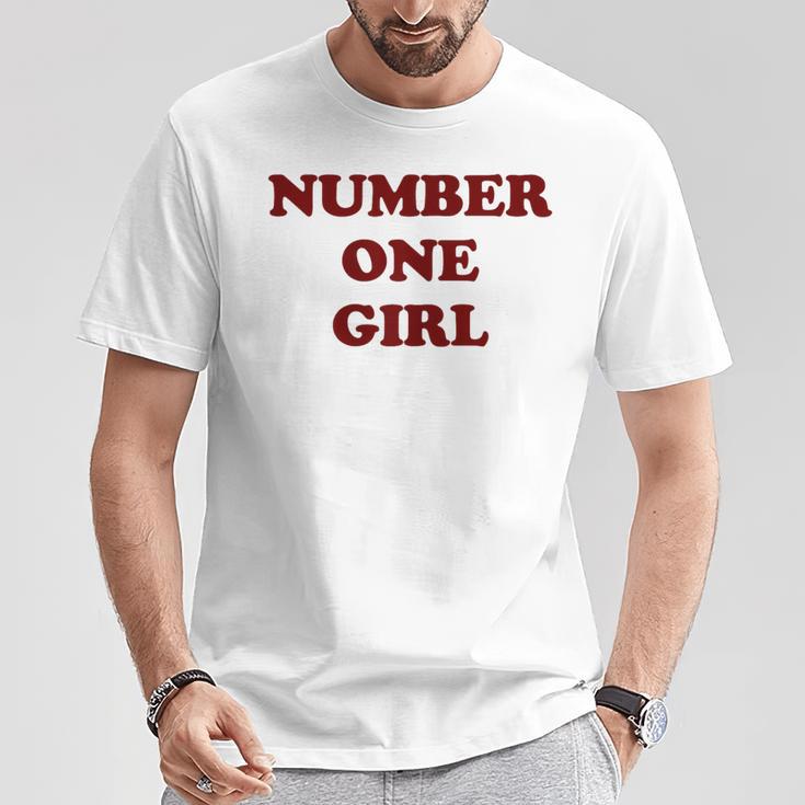 Rosé Number One Girl T-Shirt Lustige Geschenke