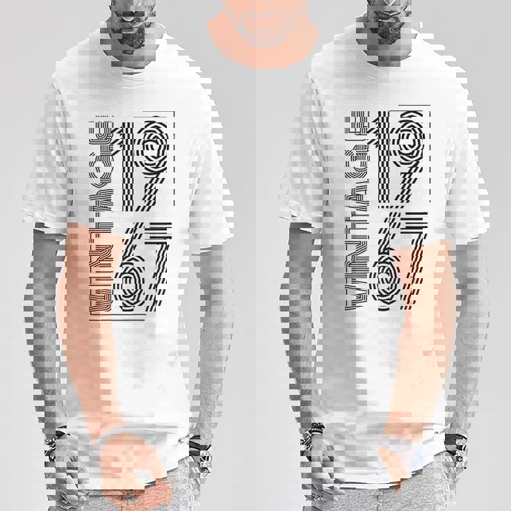 Sintage De 1967 Para Retro Divertidas Cumpleaños De 1967 Camiseta unisex Regalos divertidos