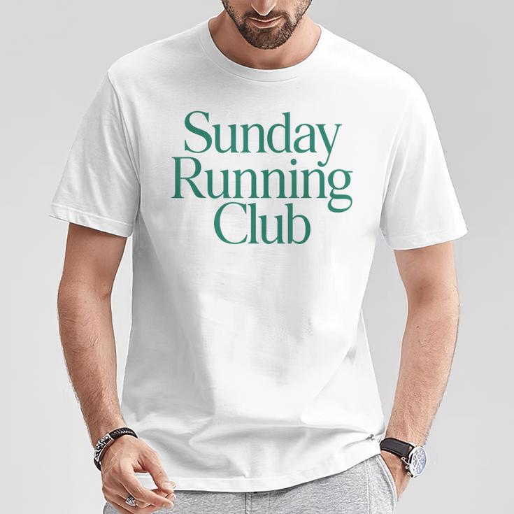 Sunday Running Club X Jogger Jogging Runner Fitness Gym T-Shirt Lustige Geschenke