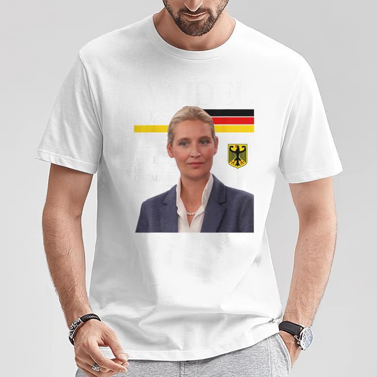 Team Alice For Germany Weidel 2025 Blue T-Shirt Lustige Geschenke