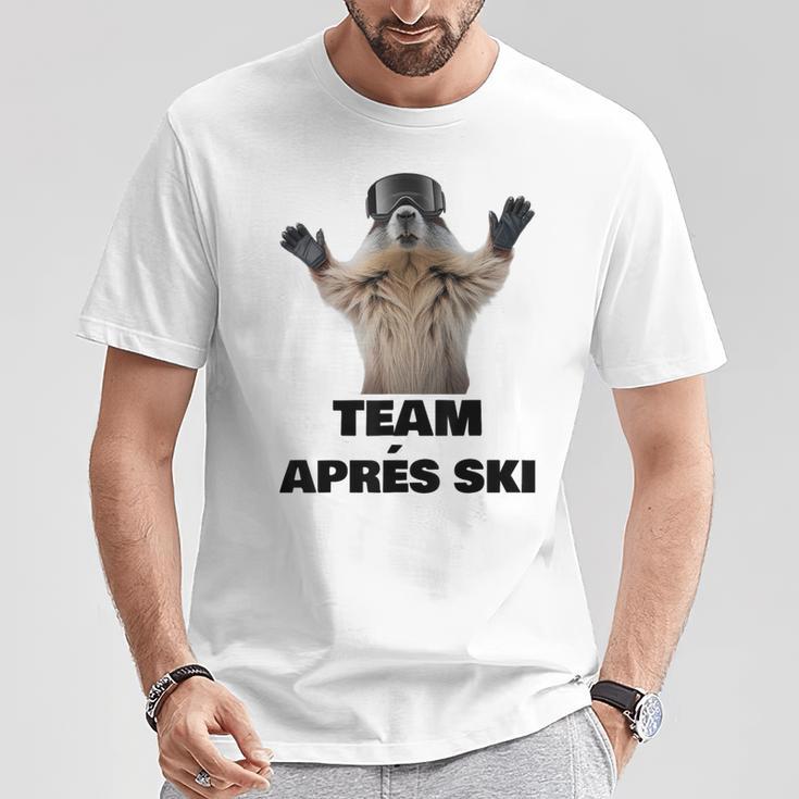 Team Aprés-Ski T-Shirt Lustige Geschenke