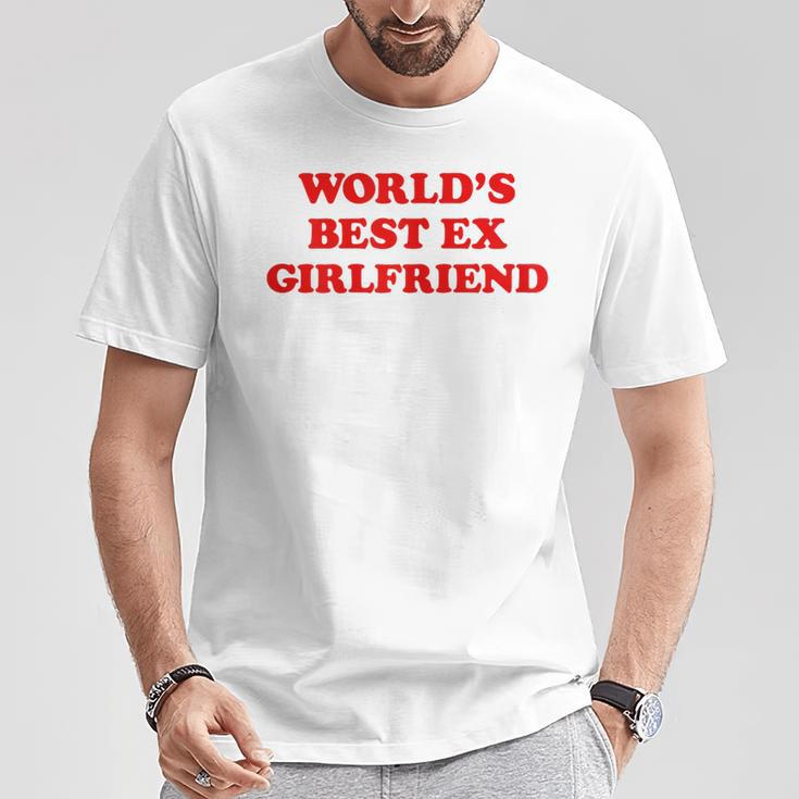 The World's Best Ex Girlfriend T-Shirt Lustige Geschenke