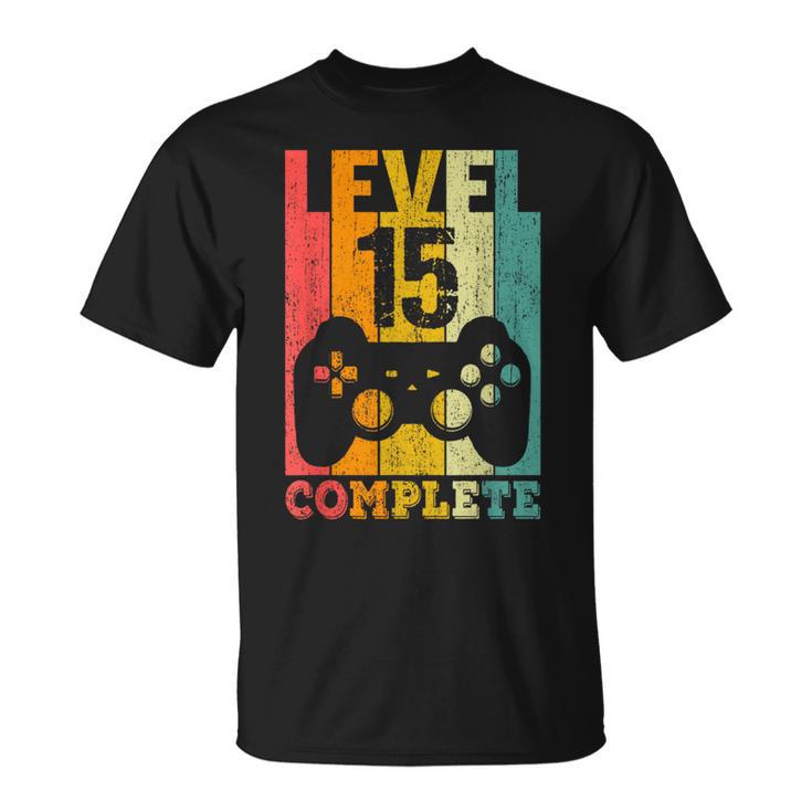 15Th Birthday Boy Girl Level 15 Years 2008 T-Shirt