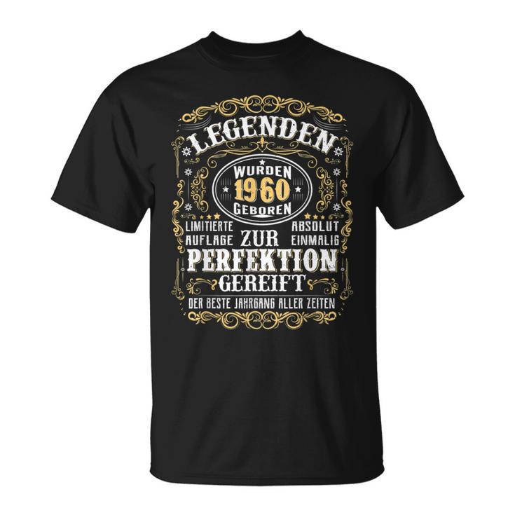 1960 Legends Were 1960 Birthdayintage 1960 S T-Shirt