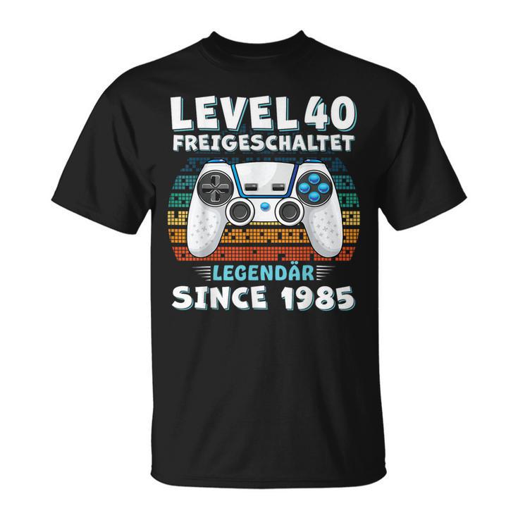 1985 Birthday Man 40Th Decoration 40S 40Th Birthday T-Shirt