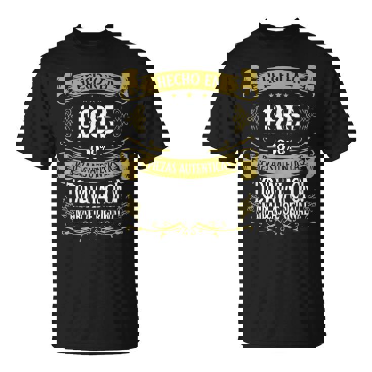 40 Cumpleaños Hombre 40 Años Hecho En 1985 Regalos Camiseta unisex