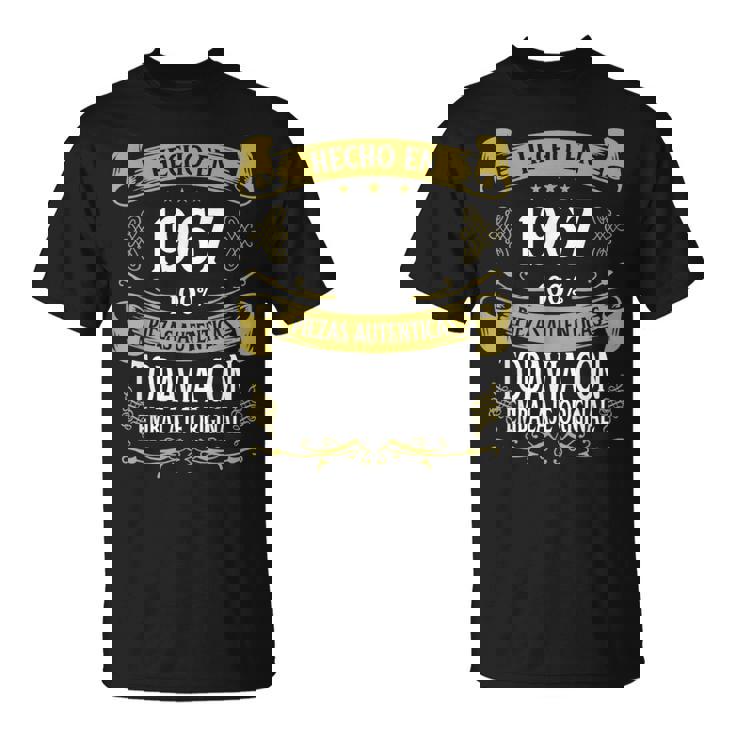 58 Cumpleaños Hombre 58 Años Hecho En 1967 Regalos Camiseta unisex