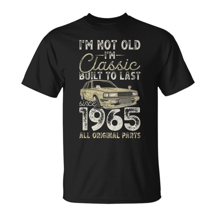 60 Geburtstag Seit 1965 Oldtimer 60 Jahre Alt T-Shirt