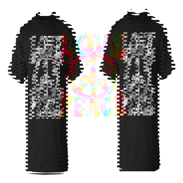 60S 70S Hippie Love Peace Groovy Party Outfit Retro T-Shirt