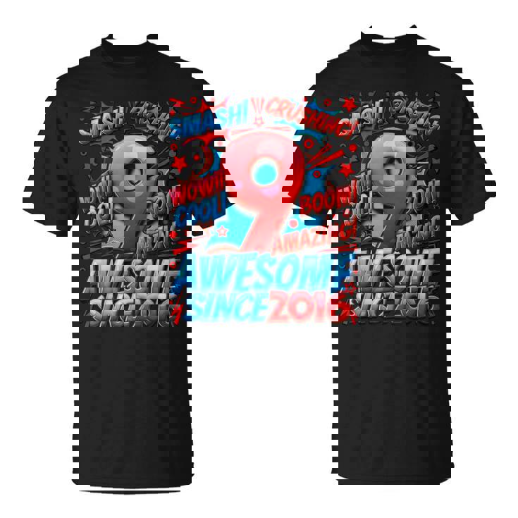 9 Year Old For Boys 9Th Birthday Boy 9 Year Old Boy T-Shirt