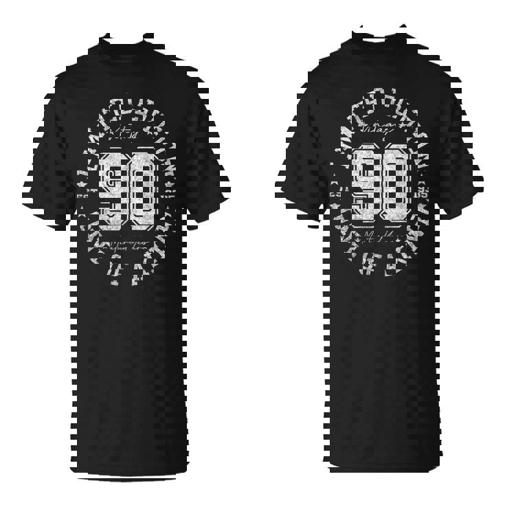 90 Year Old Vintage 1935 Limited Edition 90Th Birthday T-Shirt