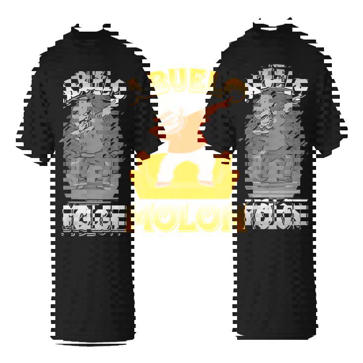 Abuelo Molon Embarazo Sorpresa Ascendido A Abuelo Bebé Nieto Camiseta unisex