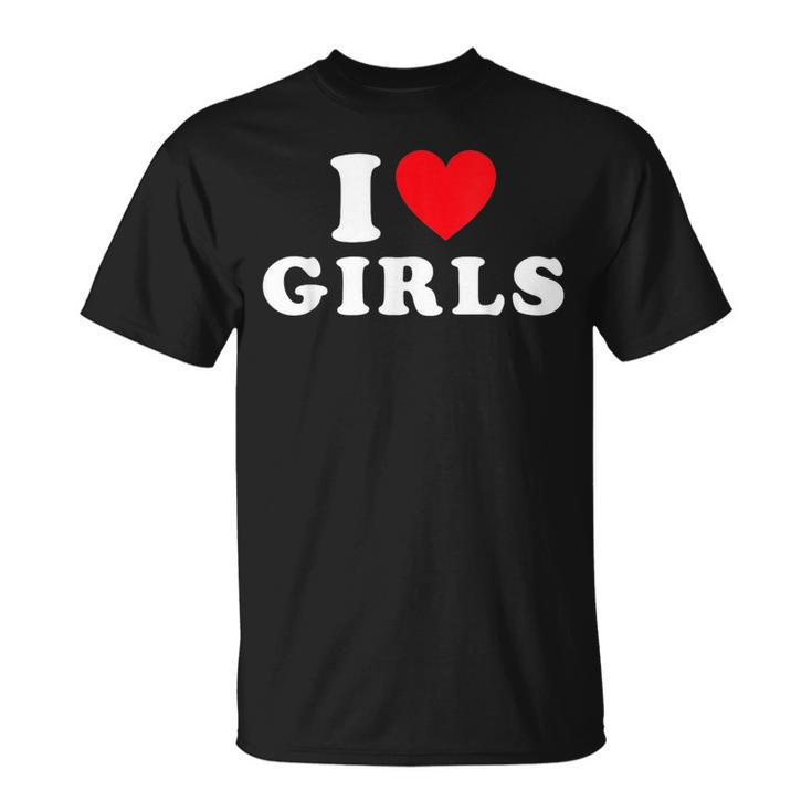 Amo A Las Niñas Lesbianas Orgullo Ella Y Ella Para Parejas & Amigos Camiseta unisex