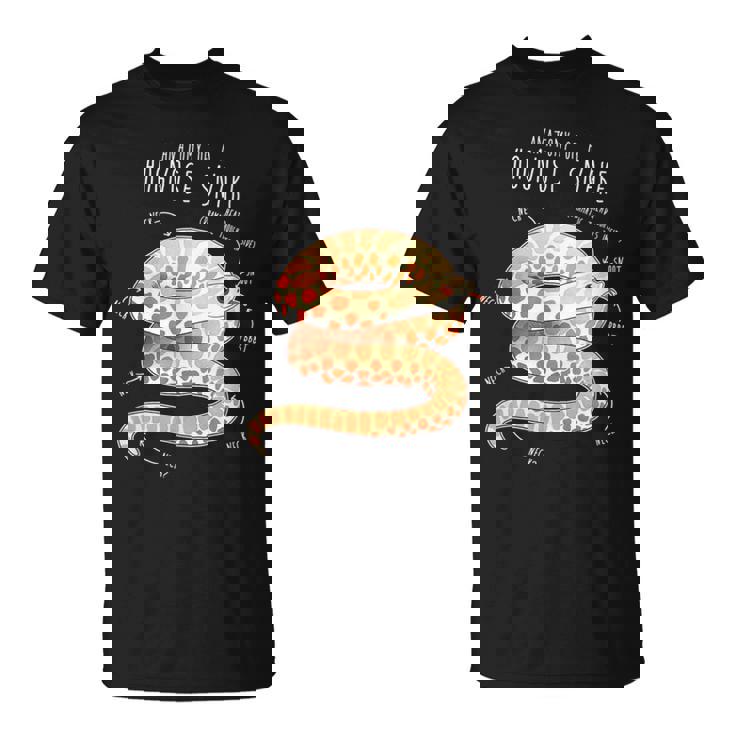 Anatomy Of Albino Hognose Snake T-Shirt
