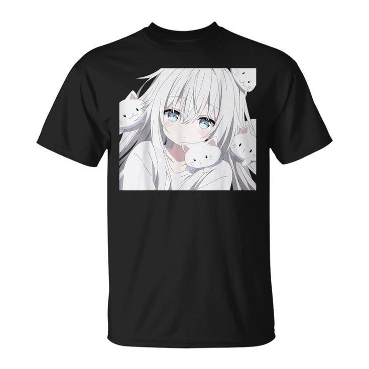 Anime And Cat Lovers For N Manga Kawaii Otaku Geek T-Shirt