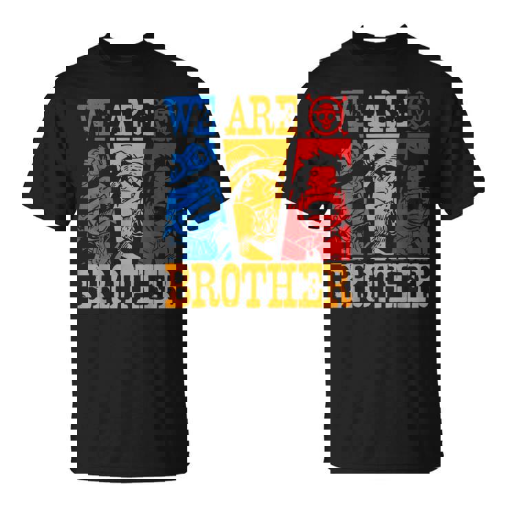 Anime Cosplay We Are Brother Ace-Sabo-Luffy Anime Graphic T-Shirt