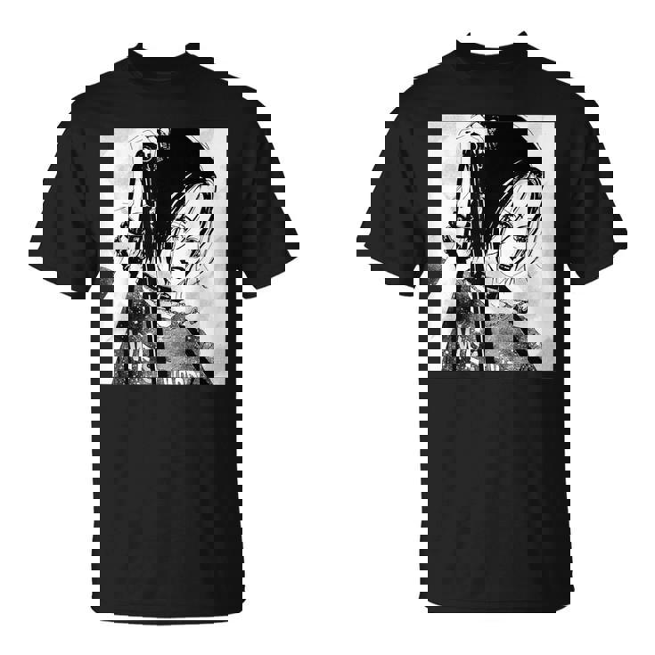 Anime Gothic Girl Aesthetic Soft Grunge Waifu Japanese Otaku T-Shirt