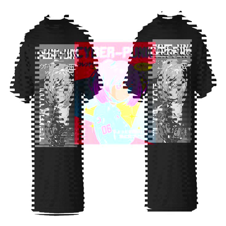 Anime Japonés Cyberpunk Cyberpunk Camiseta unisex
