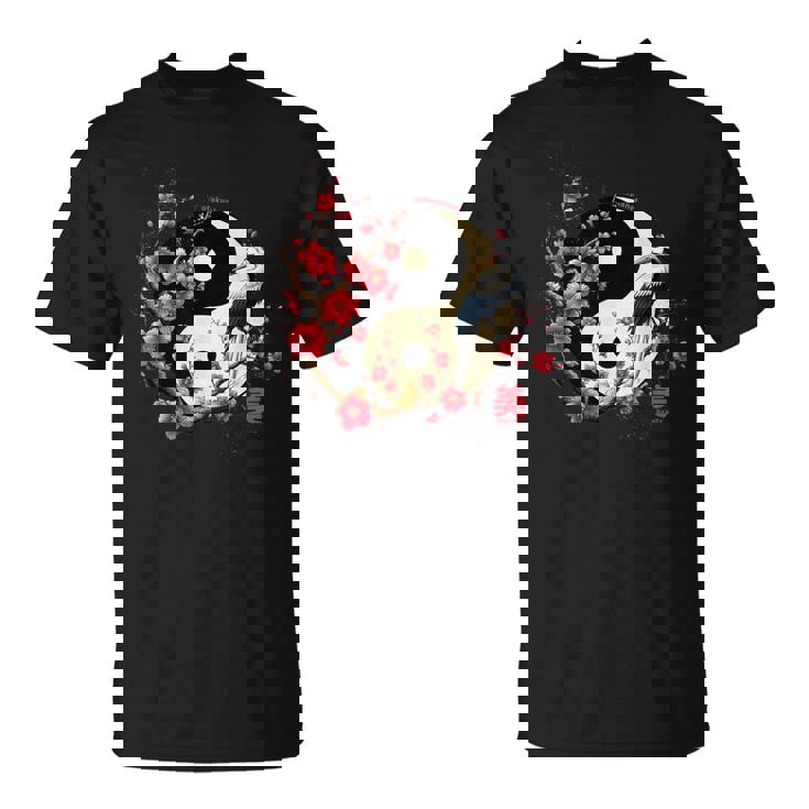 Arbre Sakura Style Yin Yang En Esthétique Sakura Ying Yang T-Shirt