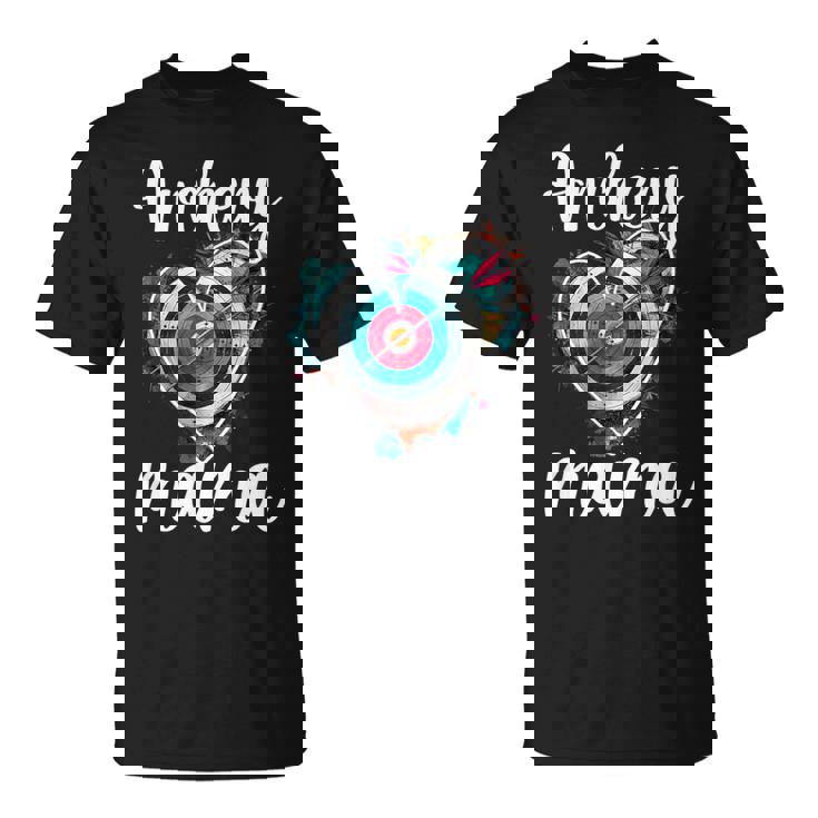 Archery Mama Heart Archery Mom Of An Archer Mother T-Shirt
