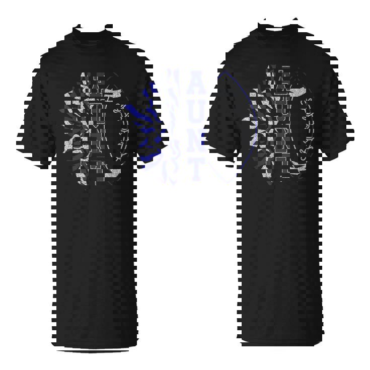 Aunt Of Football Player And Cheerleader Auntie T-Shirt
