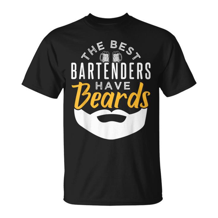 Bartender For Bartenders With Beards T-Shirt