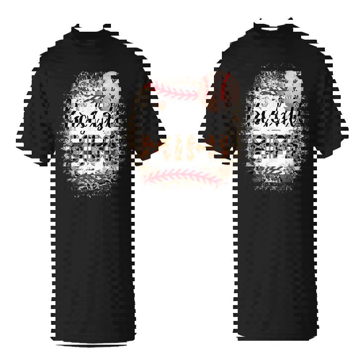 Baseball Mimi Bandana Leopard Fans Mother's Day T-Shirt