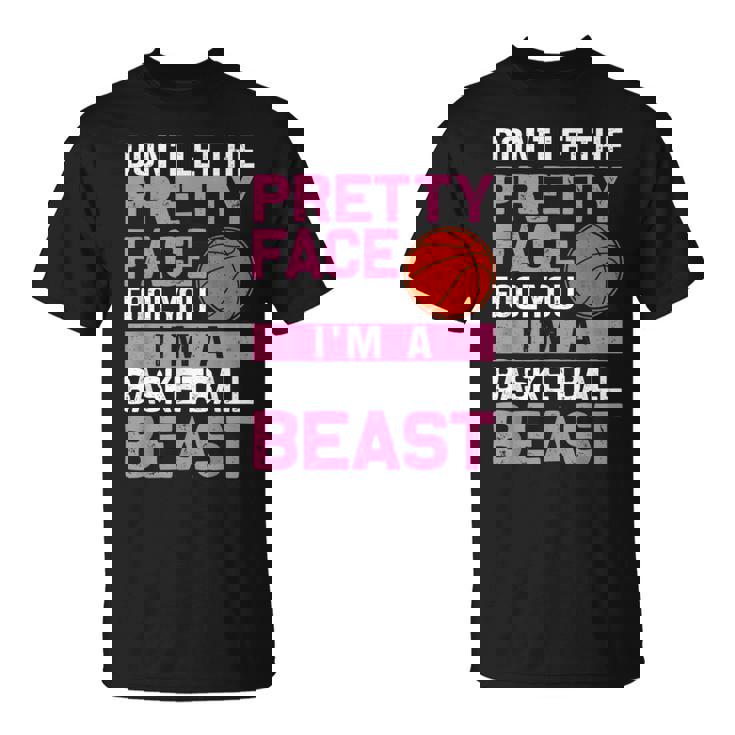 Basketball Beast N Girl Basketball Lover Sports T-Shirt