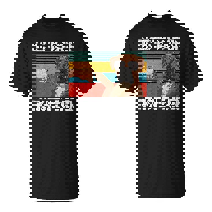 Best Boxer Mom Ever Best Dogs Mum Día De La Madre Camiseta unisex