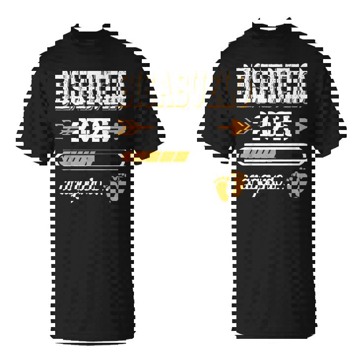 Bisabuelo 2025 Cargando Regalo Nacimiento Bisnieto Bisnieta Camiseta unisex