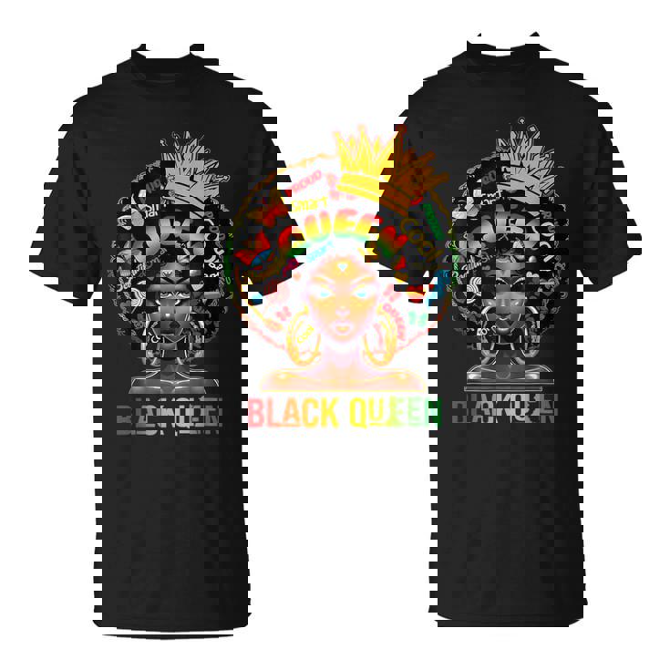 Black History Queen Black History Month African Womens T-Shirt