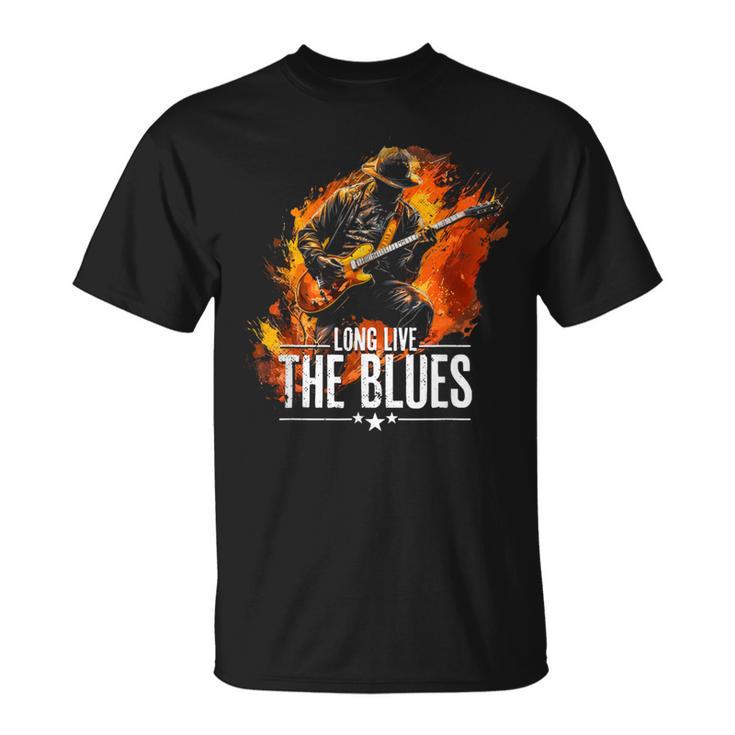 Blues Music Guitar For Guitaristsintage T-Shirt