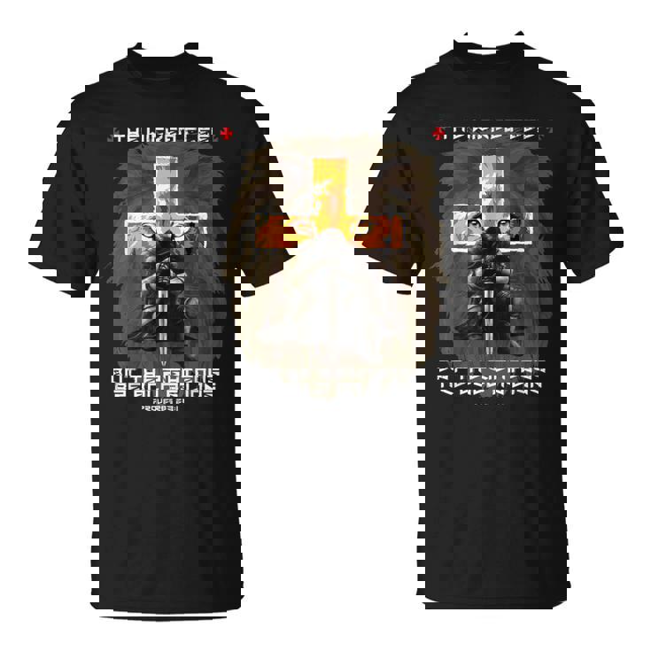 Bold As Lions Prayer Warrior Croix Graphique T-Shirt