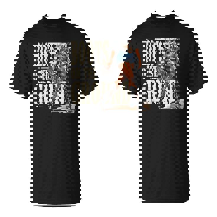 Boots On The Ground Black Cowgirl Melanin Women T-Shirt