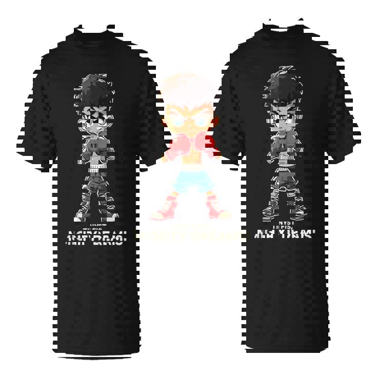 Boxeo Para Niños Tiny Fists Mighty Dreams Sin Mangas Camiseta unisex