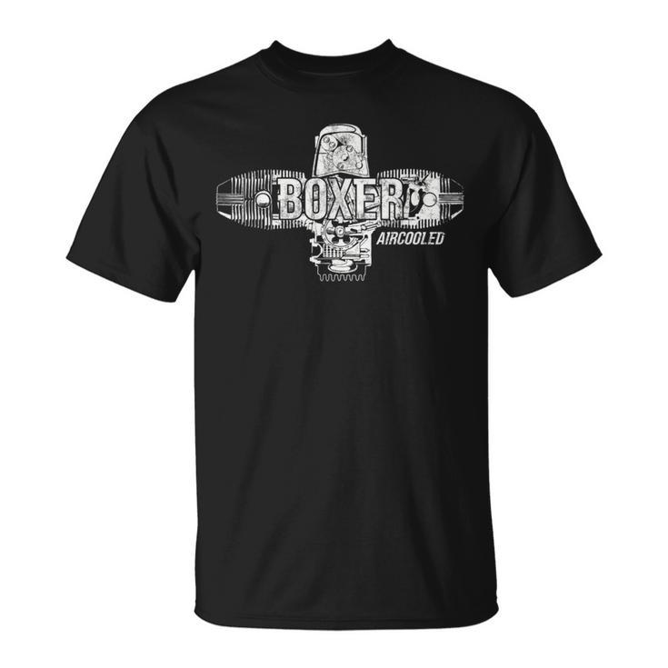 Boxer Aircooled R Series Twin Cylinder Boxer Engine Motorcycle T-Shirt