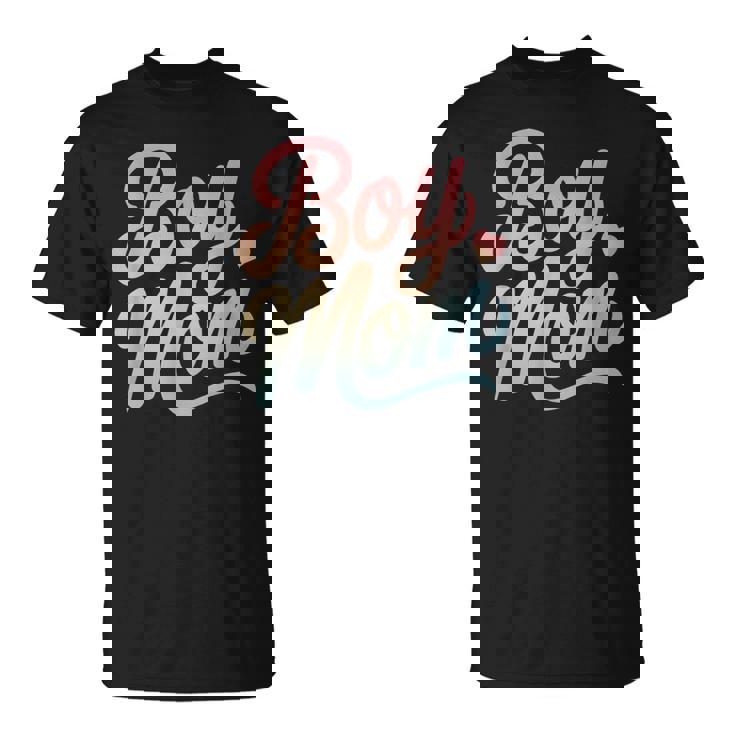 Boy Mom Son Family Mother's Day Mama Of Boys Tie Dye T-Shirt