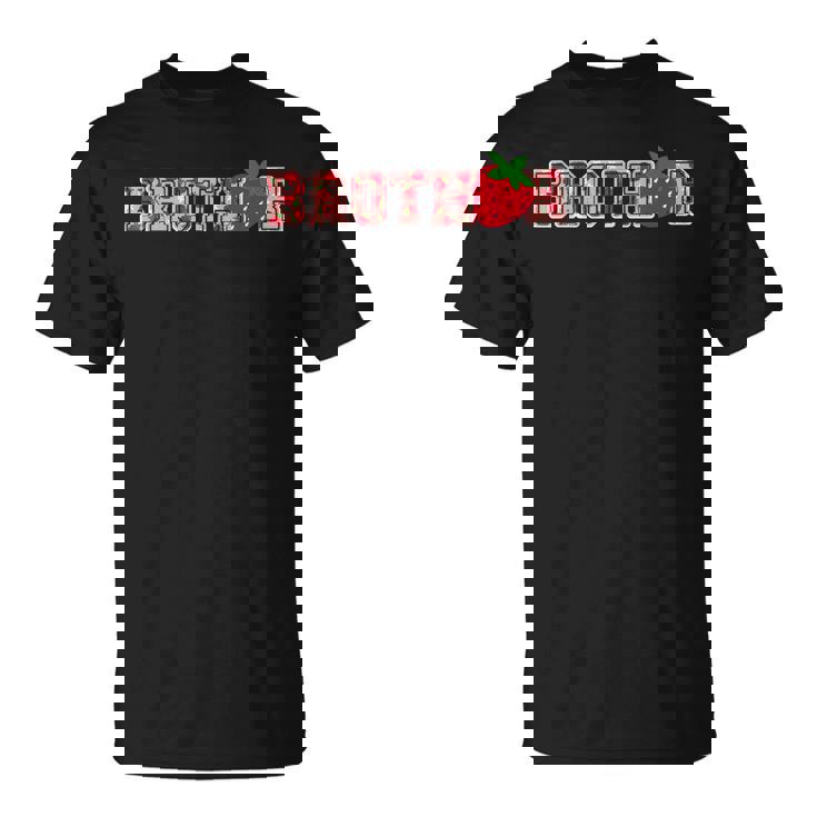 Brother Strawberry First Birthday Family Strawberry T-Shirt