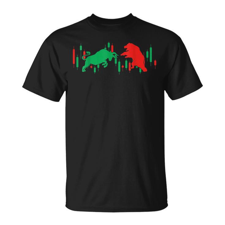 Bulls Bear Stock Exchange Investor Wall Street S T-Shirt