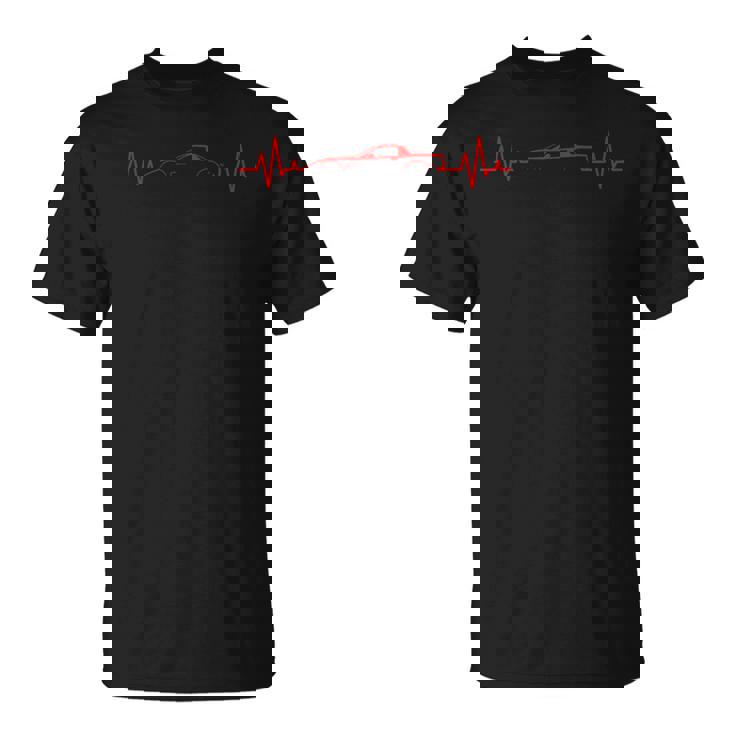 C5 Z06 Vette C5r Heartbeat Stingray Red Sports Car Vintage T-Shirt